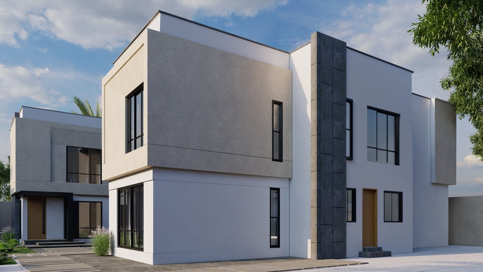 Ahmed Al-Suwaidi Villa — Corner view of the villa